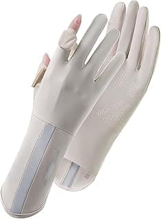SICHER Women's Sun Protective Glove- UPF 50+ UV Sun Protection Quick Dry Anti Slip Driving Gloves for Cycling Riding