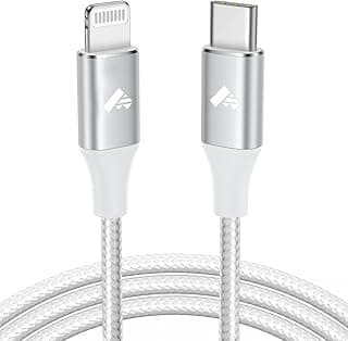 Aioneus USB C to Lightning Cable 2M, iPhone Charger Cable MFi Certified USB C iPhone Cord Type C Fast Charging Compatible with iPhone 14 13 12 11 8 7 Pro Max Mini X XS XR Plus, iPad