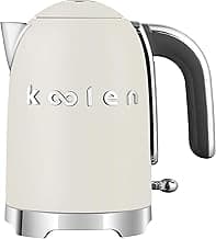 Koolen Limited Line Electric Kettle 2200W, 1.7L Capacity, Creamy