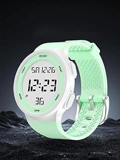 Digital Watches Minimalist Sports Waterproof Versatile Watch,Wrist Watches for Men Women with LED Night Light Alarm Date Stopwatch
