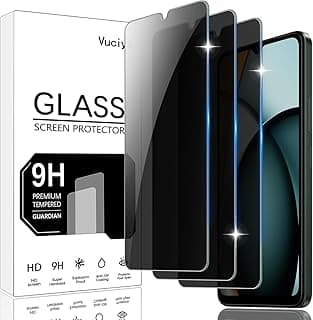 3 Pack Privacy Screen Protector Compatible with Xiaomi Redmi A3 / A3x Anti-Spy Protection Film tempered glass 9H Hardness Anti-Scratch for Redmi A3