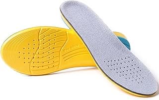 ToolHouse ToolHouse Memory Foam Insoles,PU Sports Insoles,Comfortable and Breathable,Vibration damping and Relief of Foot Pain,Highly Elastic Sports,Arch Support Insoles for Basketball, Hiking (41-45)