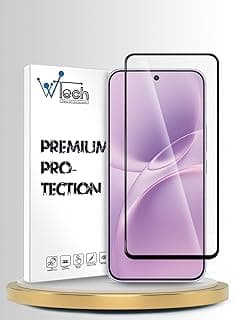 Screen Protector For vivo V70 FE 5G 2026 (WTech Premium E2E Series Full Glue Full Cover Tempered Glass (MSGECN) - Clear/Black)