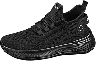 AioTio Walking Shoes for Women Lightweight Breathable Running Shoes Soft Lace Up Comfortable Sneakers for Jogging Hiking Travel