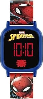Disney Spiderman Boy's Digital Quartz Watch with Silicone Strap SPD4602
