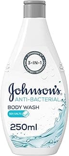 Johnson & Johnson Body Wash, Anti-Bacterial, Sea Salts, 250ml