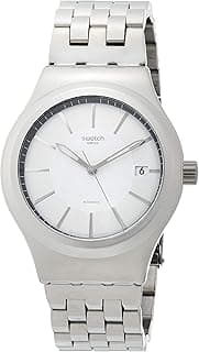 Swatch Analogue Automatic YIS421G, Silver, Bracelet