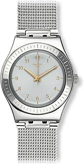 Swatch Quiteness Women's White Dial Stainless Steel Band Watch - YLS187M
