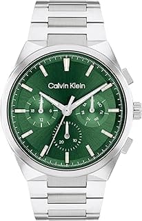 Calvin Klein Calvin Klein Multi Zifferblatt Quarz Uhr für Herren Kollektion DISTINGUISH mit Edelstahlarmband erhältlich