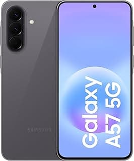 Samsung Galaxy A57 5G Android Smartphone, 256GB Storage, 8GB RAM, Awesome Gray, 6x OS Upgrades, Large Display, 50MP Camera, Long Battery Life (KSA Version)