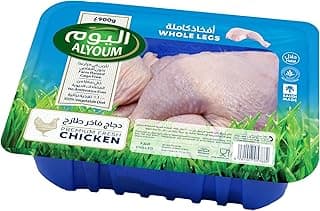 Alyoum Fresh Chicken Whole Leg Bone In, 900g