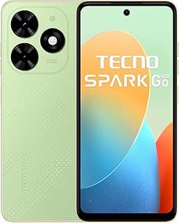 Tecno Spark Go 2024 64+2 Dual SIM 4G Android Smartphone |Segment First 90Hz Dot-in Bigger Display With Dual DTS Speakers | 5000mAh| 10W Type-C| Fingerprint Sensor- KSA Version (Magin Skin Green)