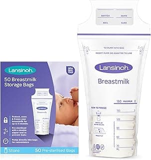 Lansinoh Breast Milk Storage Bags 50-Count