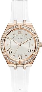 GUESS GUESS Crystal White Silicone Watch