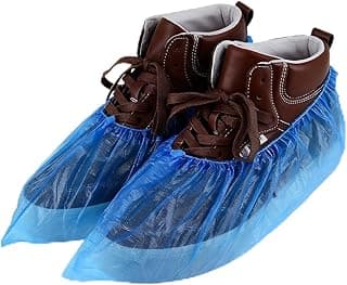 GoodTool Disposable Shoe Covers, 50 Pairs Non-Slip Waterproof Shoe Protectors, Dustproof Shoe Covers for Home, Hotel & Industrial Use, One Size Fits Most Adults