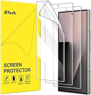 JETech Front Screen Protector for Samsung Galaxy Z Fold 7 2025, Full Coverage PET Film, Case Friendly, HD Clear, 3-Pack