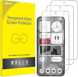 JETech Screen Protector for Nothing Phone 2 6.7-Inch, 9H Tempered Glass Film, Anti-Scratch, HD Clear, 3-Pack