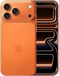 Apple iPhone 17 Pro Max 256 GB: 6.9-inch Display with ProMotion, A19 Pro Chip, Best Battery Life in Any iPhone Ever, Pro Fusion Camera System, Center Stage Front Camera; Cosmic Orange