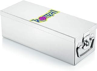 Komal Konquer TimeS komal Stainless Steel Big Jewellery Box (Standard, Silver)