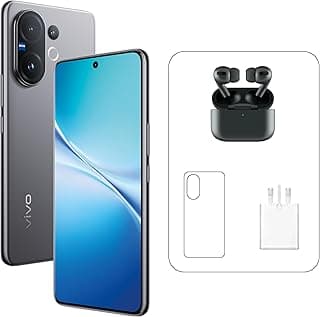 Vivo V60 5G - Mist Grey 12 + 256GB | 50MP ZEISS Camera | 3D curved 120Hz AMOLED Display | 6500mAh | IP69, 4Y Battery | TWS Pro | 455 Days Screen Replace,24 Months Warranty
