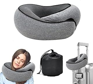 WEERSHUN WEERSHUN 2024 New Flyhugz Neck Pillow, Wander Plus Travel Neck Pillow, Aircraft Memory Foam Travel Neck Pillow(Dark Gray)