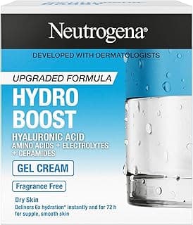 Neutrogena Hydro Boost Face Cream Gel, for Dry Skin, Fragrance Free, Lightweight, Non-Comedogenic, 50ml
