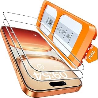 TOCOL 2 Pack for iPhone 17 / iPhone 17 Pro Screen Protector 6.3 Inch, Easy Installation Full Coverage No Bubbles Military Grade Shatterproof, 9H Hardness Tempered Glass, Case Friendly