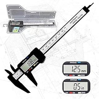 YKLSXKC YKLSXKC Digital Calipers,Electronic Digital Calipers, LCD Screen displays 0-6"Caliper Measuring Tool,inch and Millimeter Conversion, Suitable for Jewelry Measurement and 3D Printing