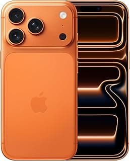 Apple iPhone 17 Pro 256 GB: 6.3-inch Display with ProMotion up to 120Hz, A19 Pro Chip, Breakthrough Battery Life, Pro Fusion Camera System with Center Stage Front Camera; Cosmic Orange