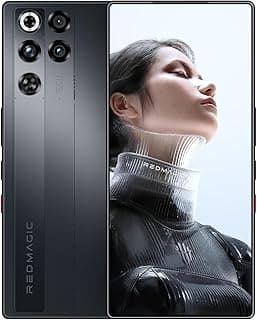 REDMAGIC 11 Pro 144Hz Gaming Phone, 5G Android Smartphone, 12GB RAM+256GB ROM, Snapdragon 8 Elite Gen 5, 6.85" 1.5K AMOLED Full Screen, 50MP Camera, Unlocked Mobile Phone Black