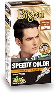Bigen Men's Speedy No Ammonia Hair Color - Dark Brown 103