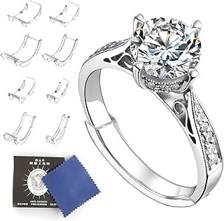 LGVNOWA Invisible Ring Size Adjuster, Compatible with Feramox, Fit Loose Rings of All Kinds, Assorted Sizes of Ring Sizer for Different Ring Needs
