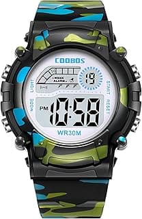 UMIWIN Kids' Watch Water Resistant Rubber Digital Watch