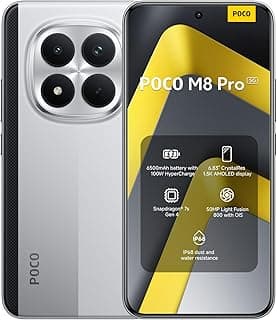 POCO M8 Pro 5G Silver 8GB RAM 256GB ROM - Global Version