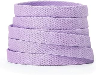 Flat Shoe Laces for Sneakers Running: 5/16 Inches Wide Shoelaces for Athletic 1 Pair