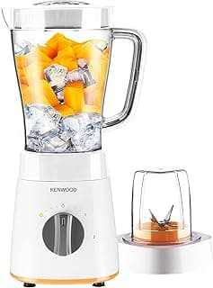 Kenwood Blender, 500W, 2L, Ice Crush Function, Multi Mill, Grinder, 2 Speeds, BLP15.150WH, White