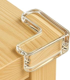 SHOWAY Corner Guards (12 Pack) Clear Corner Protectors High Resistant Adhesive Gel Best Baby Proof Corner Guards Stop Child Head Injuries Tables, Furniture & Sharp Corners Baby Proofing (L-Shaped)