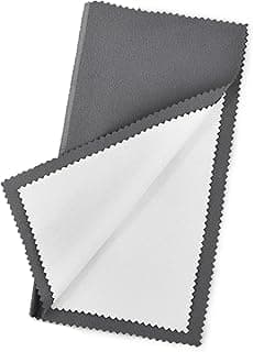 Tazweeq Tazweeq Jewelry Polishing Cleaning Cloths, Double Sided Design, Suitable for Cleaning Silver, Coins & Watches, Keeps Jewelry Shining, Practical Jewelry Care Accessories, 25x16cm