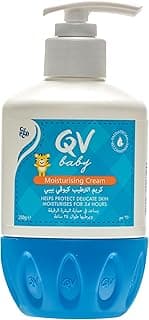 QV Baby Moisturising Cream 250g, Excellent Hydration for Dry & Sensitive Baby Skin, Fragrance and Color Free, PH Balanced, Pediatrician tested. 24 HR moisturisation.