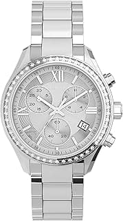 Timex Timex Women's Standard Chronograph 38mm Watch – Two-Tone Case Two-Tone Dial Two-Tone Bracelet