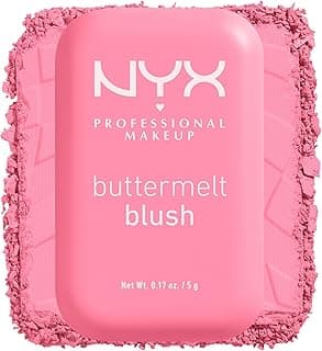 NYX Professional Makeup Buttermelt Blush, Powder Blush, up to 12 H Wear, Fade & Transfer Resistant, Butta Together