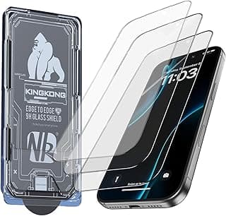 ULHYC Screen Protector for iPhone 17 Pro Max 6.9-Inch, 9H Tempered Glass Film with Easy Installation Tool, Case-Friendly, HD Clear, 3-Pack