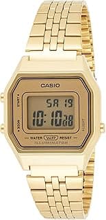 Casio Women Digital Watch With Stainless Steel Bracelet La680Wa-1B