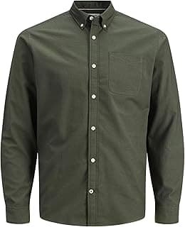 JACK & JONES mens Jjeoxford Shirt L/S Noos Shirt (pack of 1)