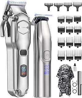 Jack & Rose Clippers and Trimmers Set, Cordless Hair Clippers for Men, Barber Clippers Set