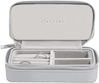Stackers Stackers Pebble Grey Medium Travel Jewellery Box