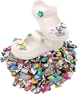 SKY-TOUCH SKY-TOUCH 100pcs Cartoon Shoe Charms Crocs decoration,Random Anime Charms for Pvc Shoe Charms Decoration for Kids Teens Boys Girls Men Women Party Birthday Gifts