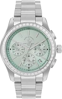Santa barbara polo & racquet club Analog Green Dial Women's Watch-SB.1.10555-6