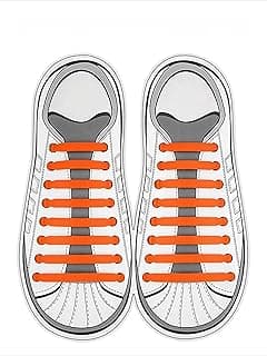 16PCS No Tie Shoelaces for Men and Women Stretch Silicone Elastic No Tie Shoe Laces Tieless Shoelaces for Sneakers