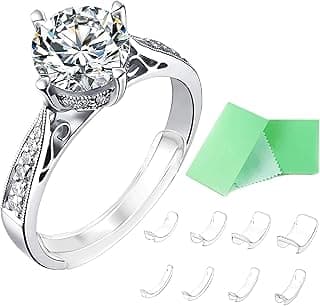 Feramox Feramox Invisible Ring Size Adjuster for Loose Rings Ring Adjuster Fit Any Rings, Assorted Sizes of Ring Sizer